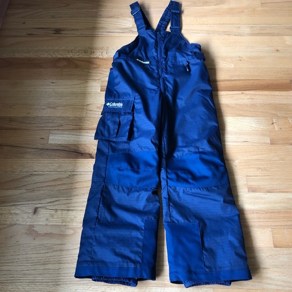 Columbia Kids Navy Bib Pants Size 8 - Picture 1 of 15